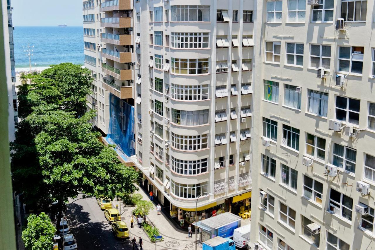 Vista Lateral Mar Copacabana Rio de Janeiro Extérieur photo