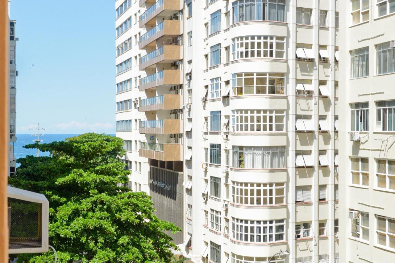 Vista Lateral Mar Copacabana Rio de Janeiro Extérieur photo