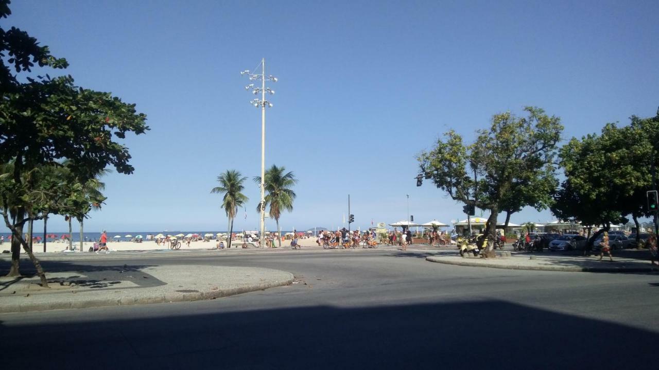 Vista Lateral Mar Copacabana Rio de Janeiro Extérieur photo